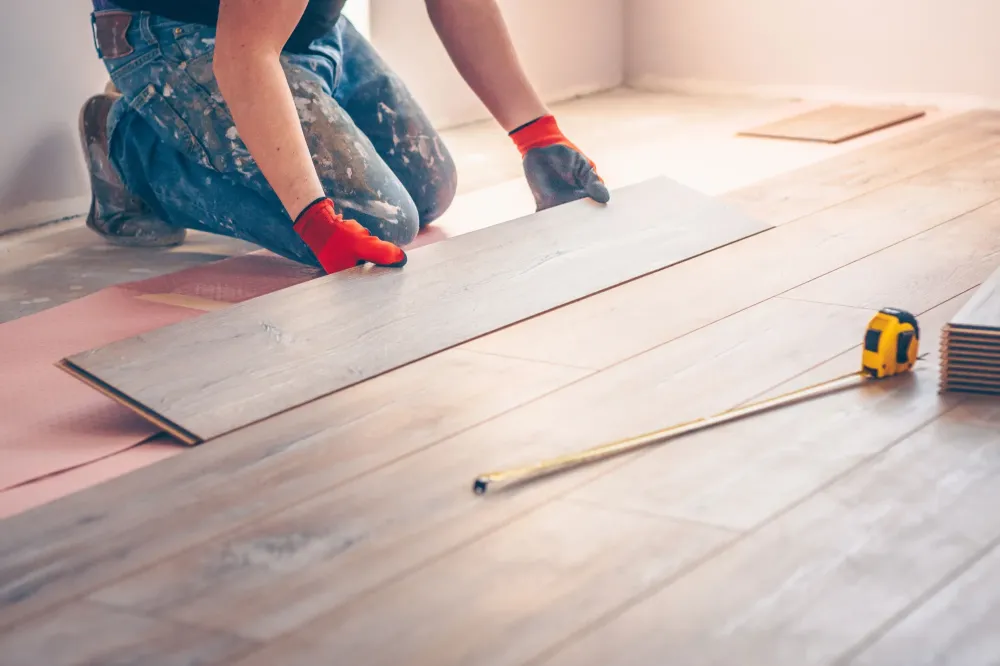 Pose de parquet à Vitry-le-François